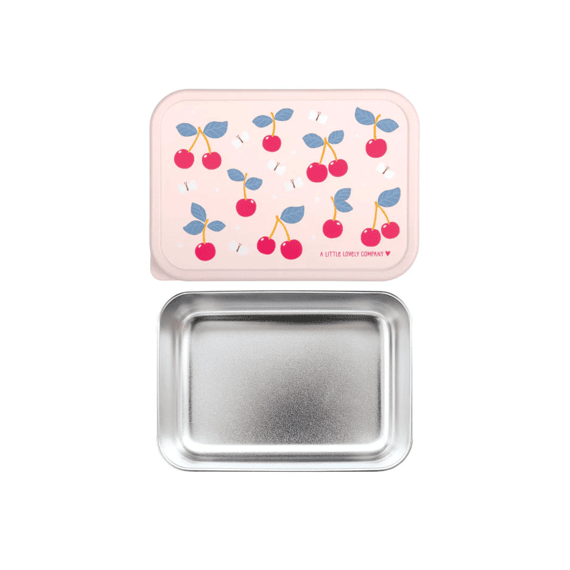 A Little Company Lunch Box Stainless Steel Cherries