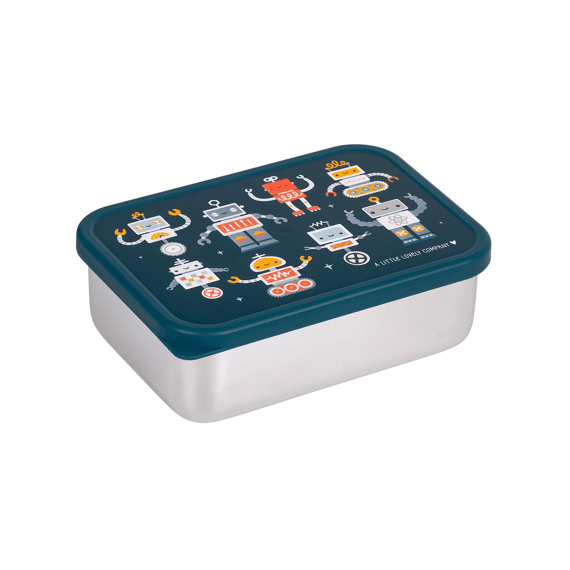 A Little Company Lunch Box Stainless Steel Robots