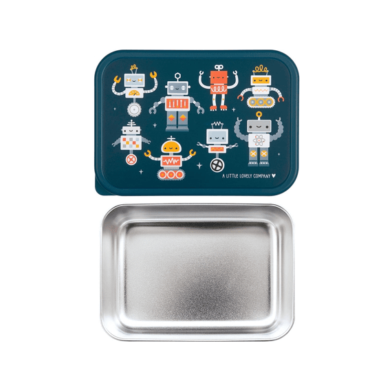 A Little Company Lunch Box Stainless Steel Robots