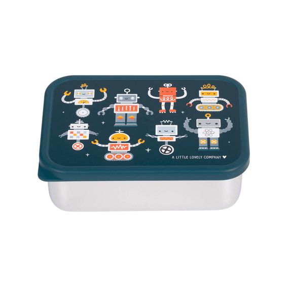 A Little Company Lunch Box Stainless Steel Robots