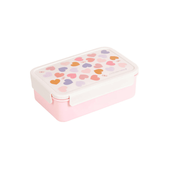 A Little Lovely Company Bento Lunchbox Hearts