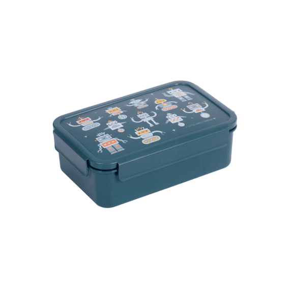 A Little Lovely Company Bento Lunchbox Robots