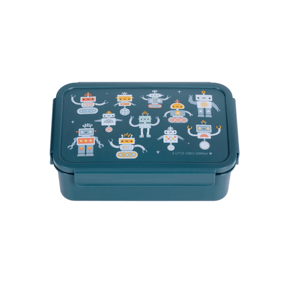 A Little Lovely Company Bento Lunchbox Robots