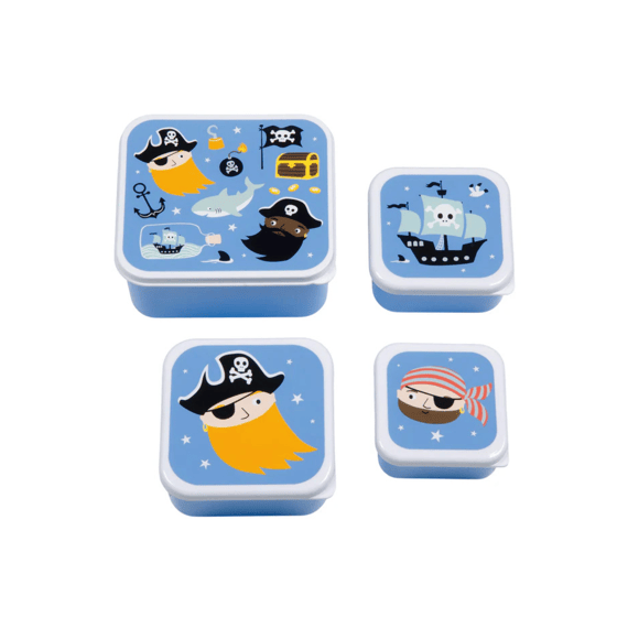 A Little Lovely Company Lunch En Snackbox Set Pirates