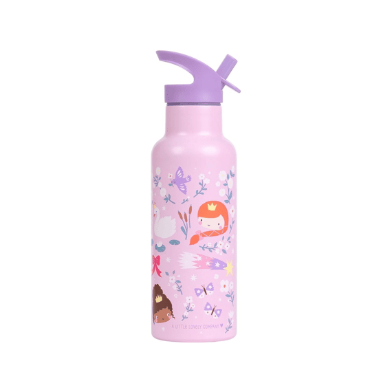 A Little Lovely Company Drinkfles Stainless Steel 500ml Princesses