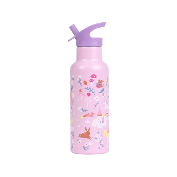 A Little Lovely Company Drinkfles Stainless Steel 500ml Princesses
