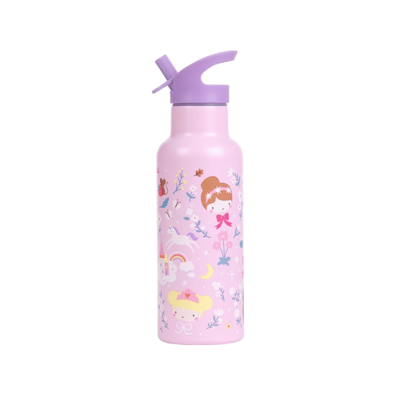 A Little Lovely Company Drinkfles Stainless Steel 500ml Princesses