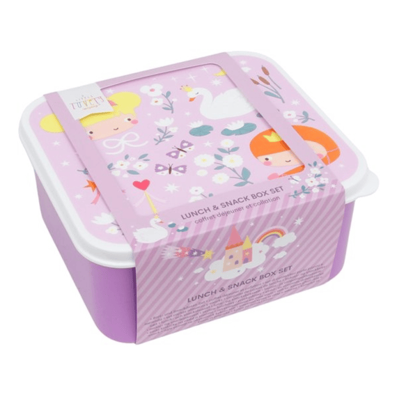 A Little Lovely Company Lunch En Snackbox Set Princesses