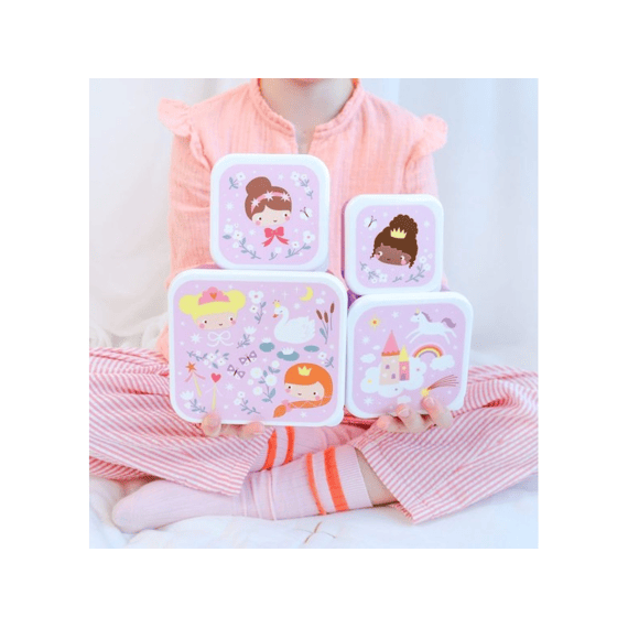 A Little Lovely Company Lunch En Snackbox Set Princesses