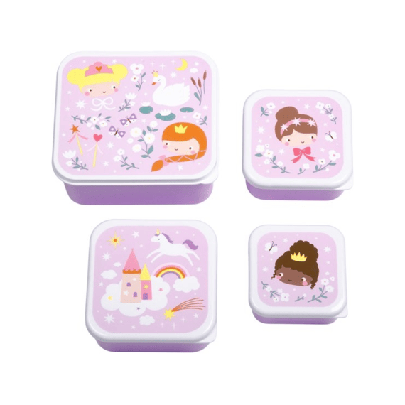 A Little Lovely Company Lunch En Snackbox Set Princesses