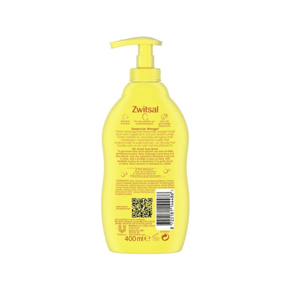 Zwitsal Wasgel Zeepvrij 400ml