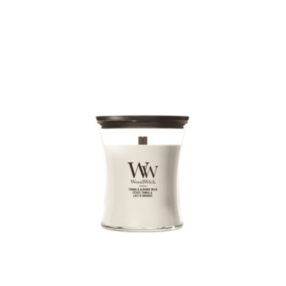 Woodwick Kaars Medium Tonka & Almond Milk