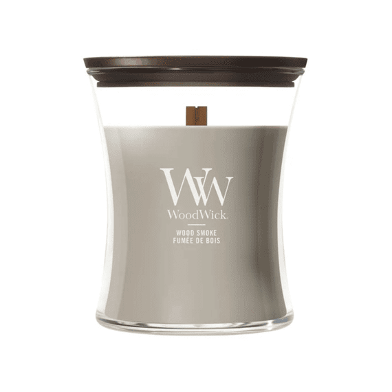 Woodwick Kaars Medium Wood Smoke