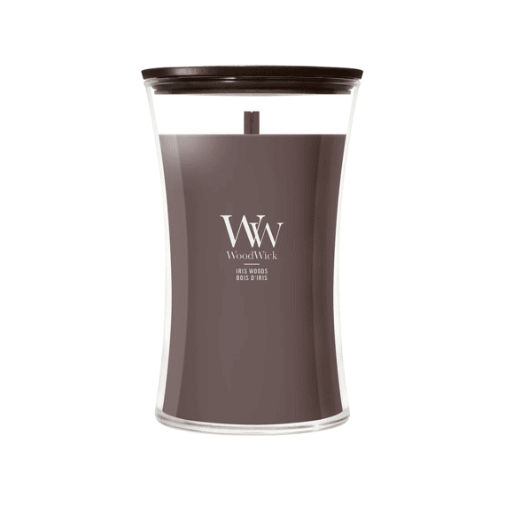 Woodwick Kaars Large Iris Woods