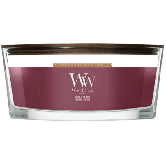 Woodwick Kaars Ellipse Dark Cherry