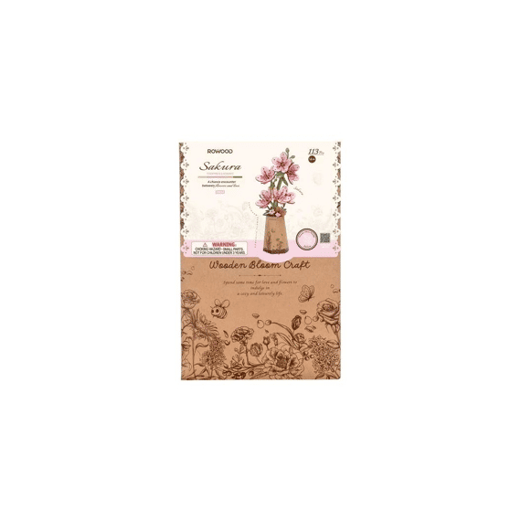 Robotime Rowood Miniatuur Bouwpakket Bloem Sakura