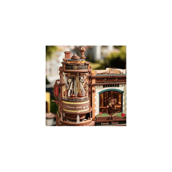 Robotime Rokr Miniatuur Bouwpakket Dream Coffee Factory
