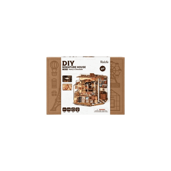 Robotime Rolife Miniatuur Bouwpakket Henrys Chocolate