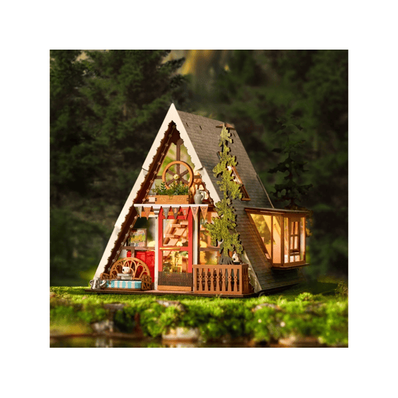 Robotime Rolife Miniatuur Bouwpakket Boshut A-frame