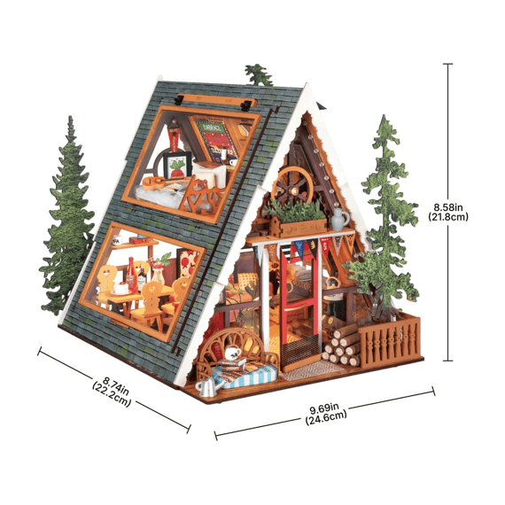 Robotime Rolife Miniatuur Bouwpakket Boshut A-frame