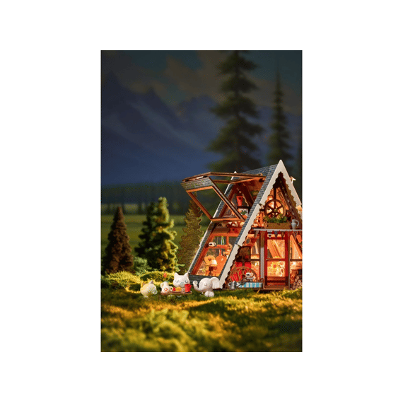 Robotime Rolife Miniatuur Bouwpakket Boshut A-frame