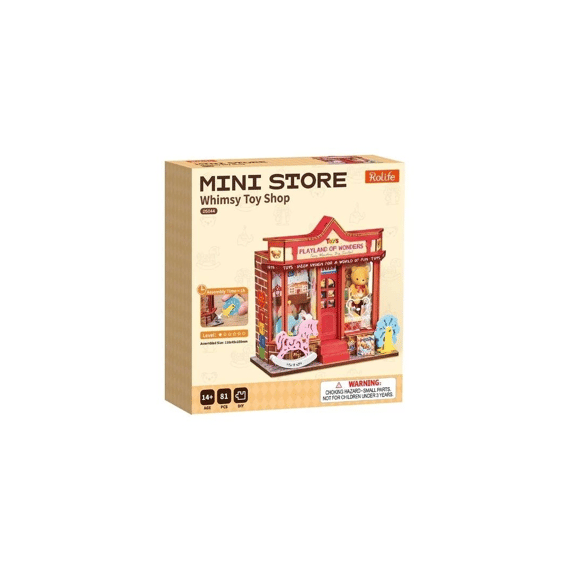 Robotime Rolife Miniatuur Bouwpakket Whimsy Toy Shop