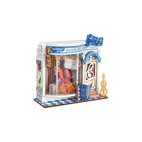 Robotime Rolife Miniatuur Bouwpakket Melody Instrument Shop