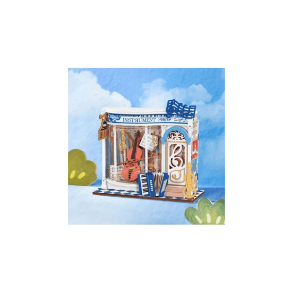 Robotime Rolife Miniatuur Bouwpakket Melody Instrument Shop