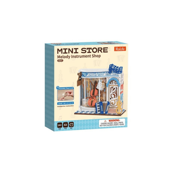 Robotime Rolife Miniatuur Bouwpakket Melody Instrument Shop
