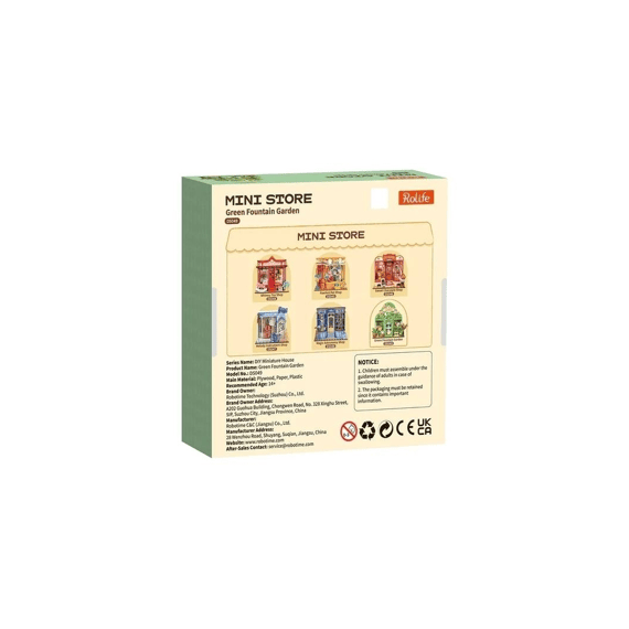 Robotime Rolife Miniatuur Bouwpakket Green Fountain Garden