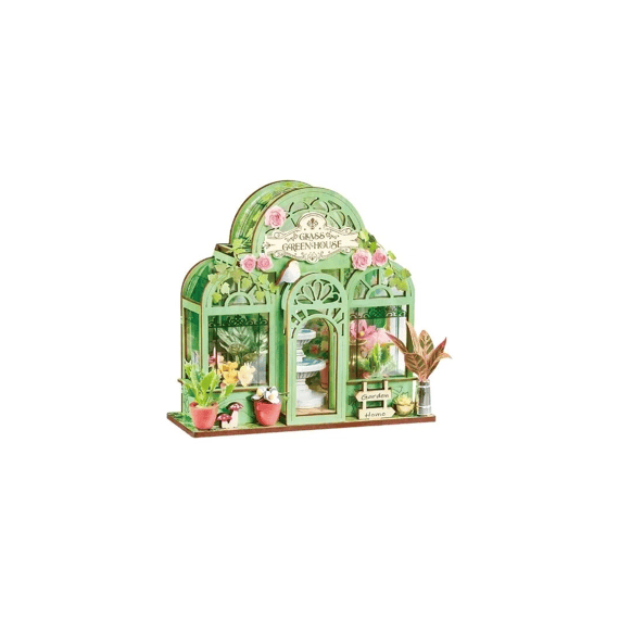 Robotime Rolife Miniatuur Bouwpakket Green Fountain Garden