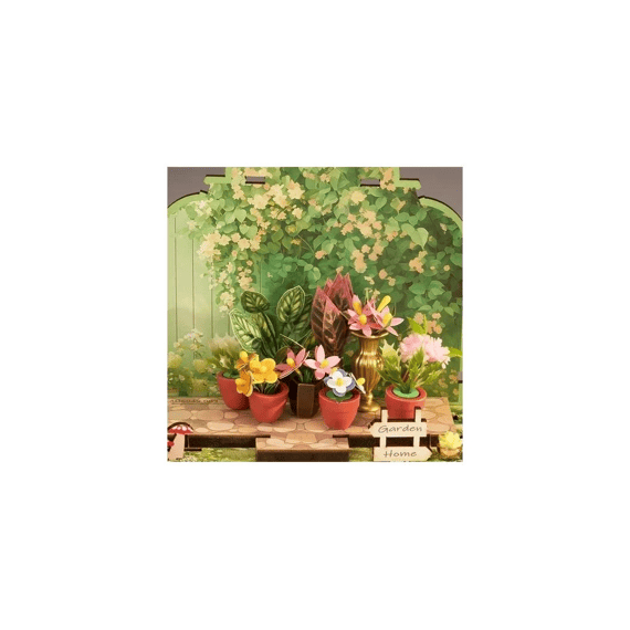 Robotime Rolife Miniatuur Bouwpakket Green Fountain Garden