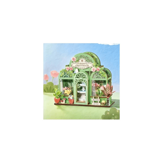 Robotime Rolife Miniatuur Bouwpakket Green Fountain Garden
