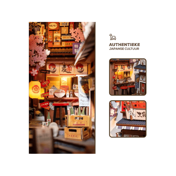 Robotime Rolife Miniatuur Bouwpakket Sakura Wine Alley