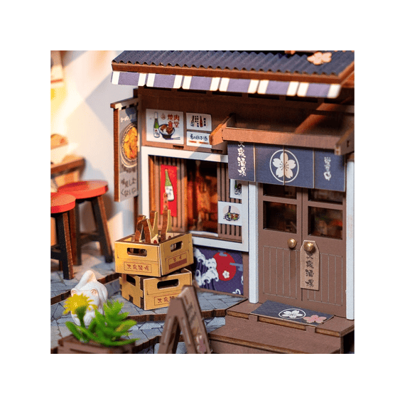 Robotime Rolife Miniatuur Bouwpakket Sakura Wine Alley