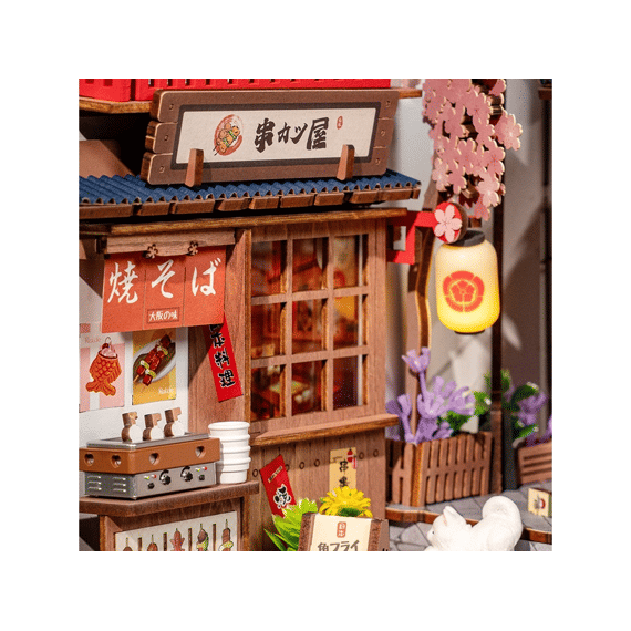 Robotime Rolife Miniatuur Bouwpakket Sakura Wine Alley