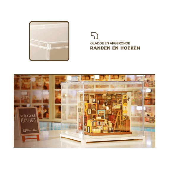 Robotime Rolife Presenteerbox Voor Miniatuur Bouwpakket 27x22x22.5cm