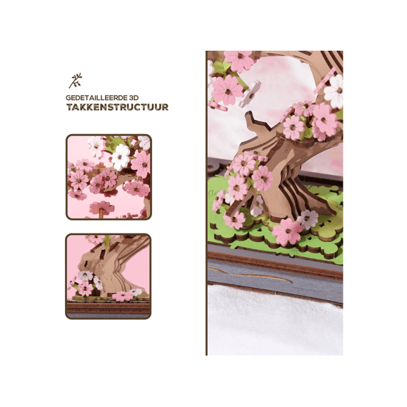 Robotime Rolife Miniatuur Bouwpakket Sakura Bonsai
