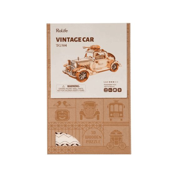 Robotime Rolie Miniatuur Bouwpakket Vintage Car