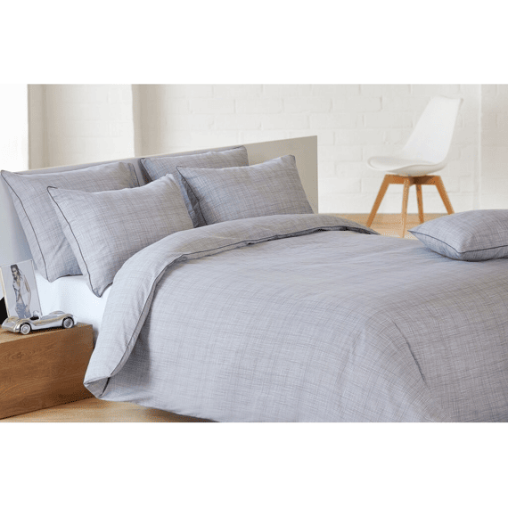 Twenthe Kay Dekbedovertrek/hc Pp katoen 260x220/240+2 Grey