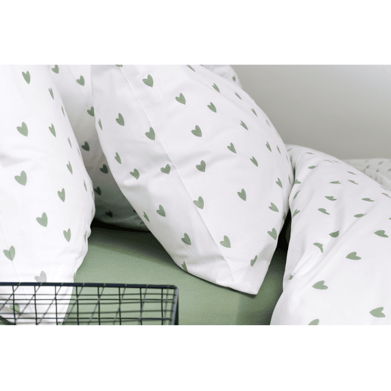 Twenthe Hearts Dekbedovertrek/hc Phl katoen 260x220/240+2 Green