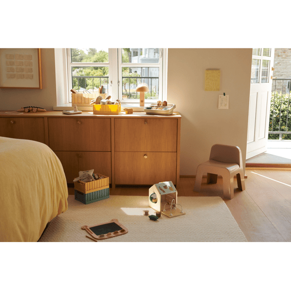 Liewood Weston Storage Box Small Lemon Yellow 2-pack