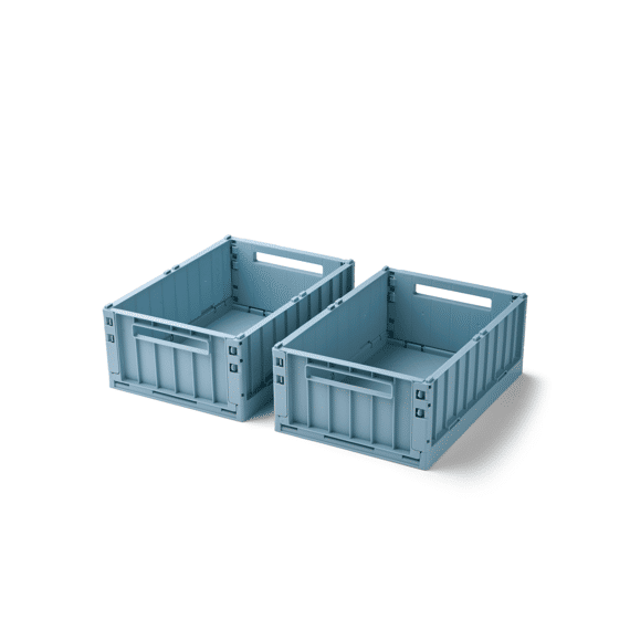 Liewood Weston Storage Box Medium Beach Blue Medium 2-pack