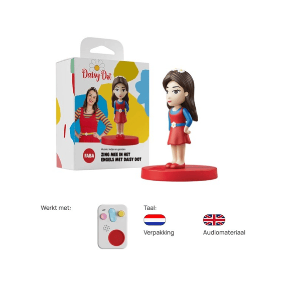 Faba Luisterfiguur Met Muziek Zing Mee In Het Engels Met Daisy Dot