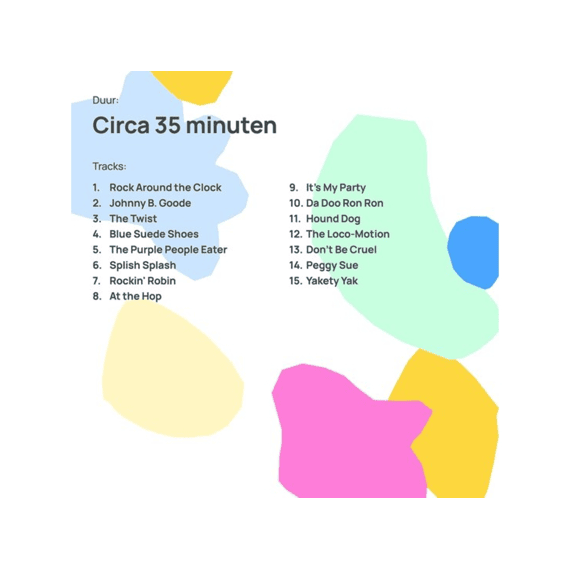 Faba Luisterfiguur Met Muziek Doe Mee Met De Rock-'n-roll