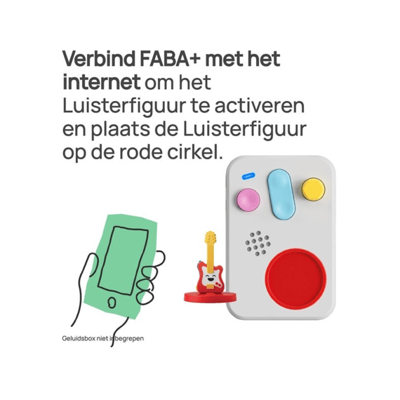 Faba Luisterfiguur Met Muziek Doe Mee Met De Rock-'n-roll