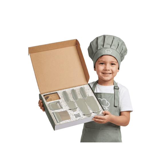 Minifamily Keuken Messenset 6-delig Sage Green