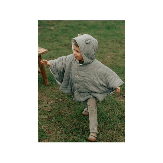 Noukies M&m Poncho Mousseline Beige 18-36m