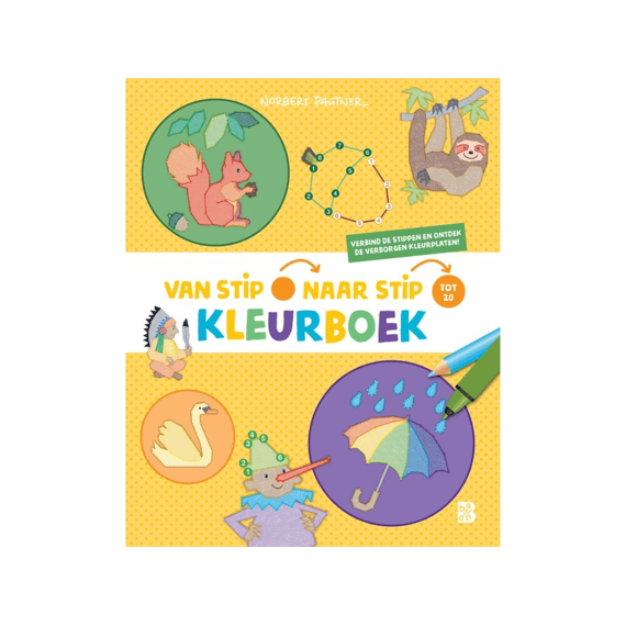 Kleurboek Van Stip Naar Stip Paraplu