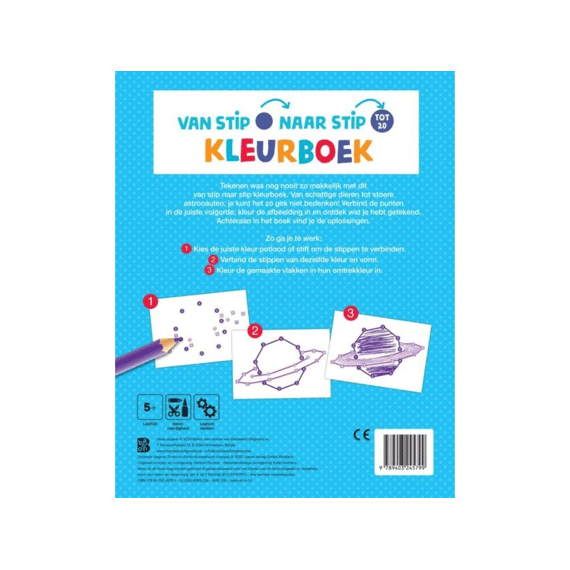 Kleurboek Van Stip Naar Stip Raket